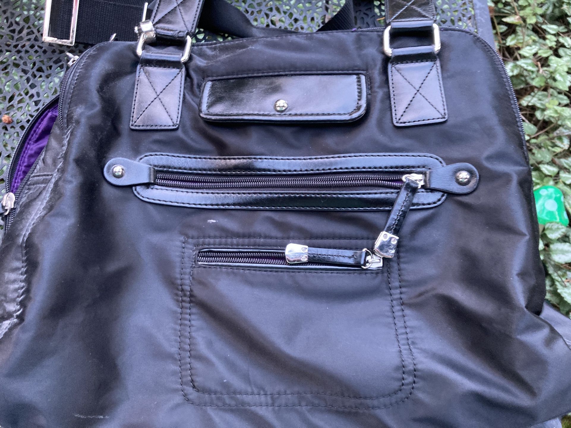 Large Black Giani Bernini Purse