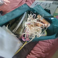 Bag With Misc Arts And Crafts