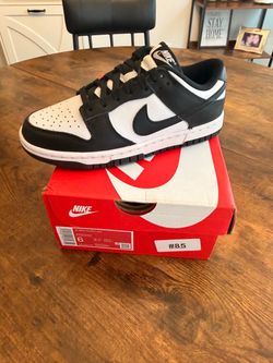 Nike Dunk Low Black White Women's Size 6