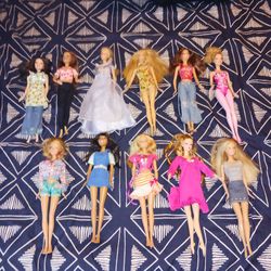 11 Mattel dolls made in Indonesia 1990's LOT #1