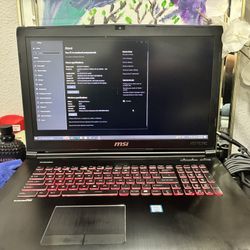 Msi Gaming Laptop 