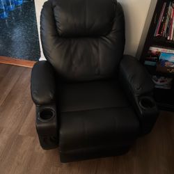 Black Leather Recliners