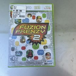 XBOX 360 GAME Fusion Frenzy 2 Brand New Sealed Xbox 360 Game