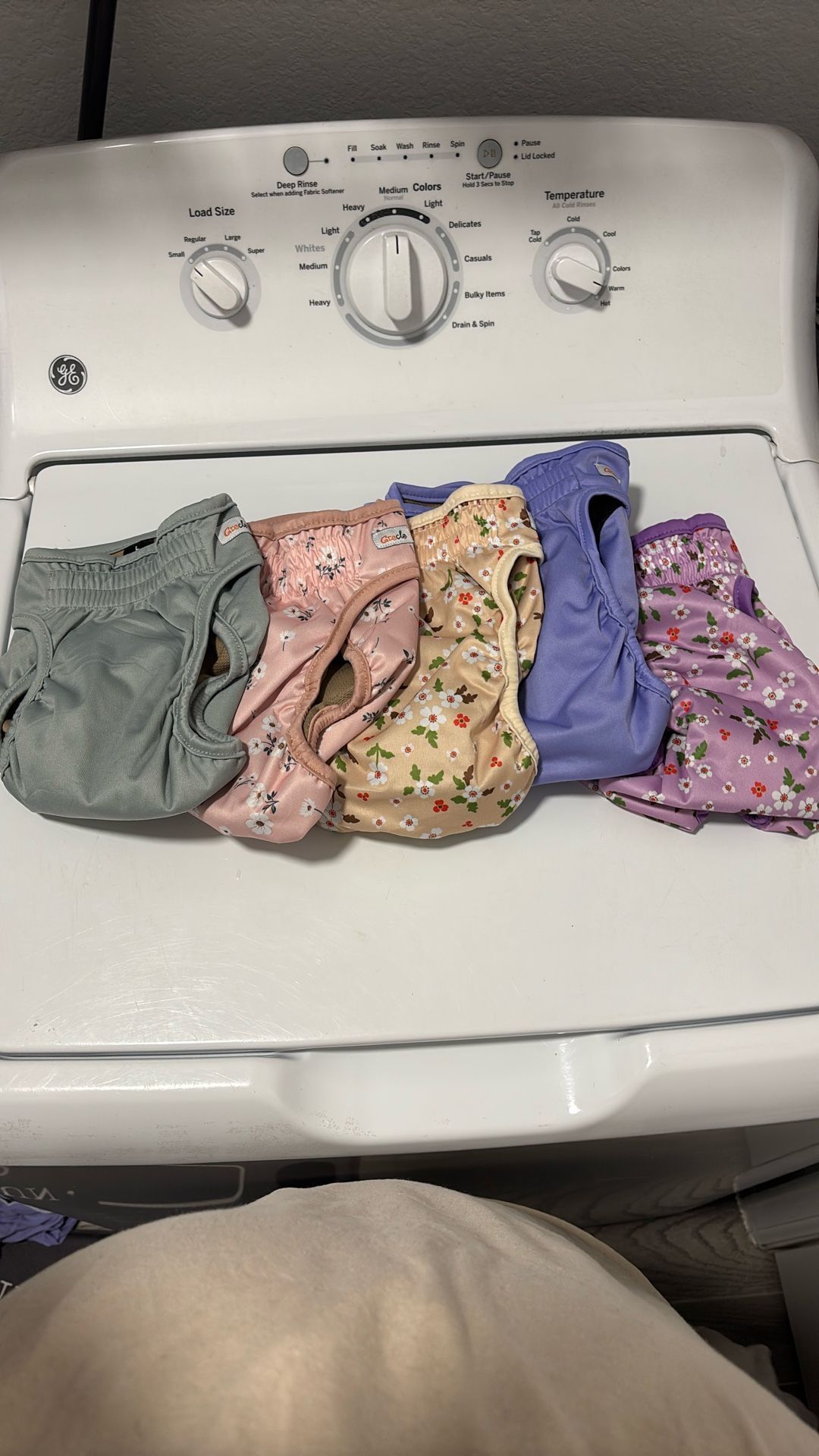 Reusable Diapers for Doggie in Heat