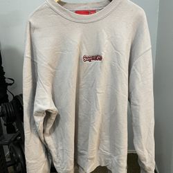 Supreme Gonz Logo Crewneck Grey Size Large 