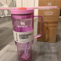 40 Oz. Pink Translucent Stanley Tumbler