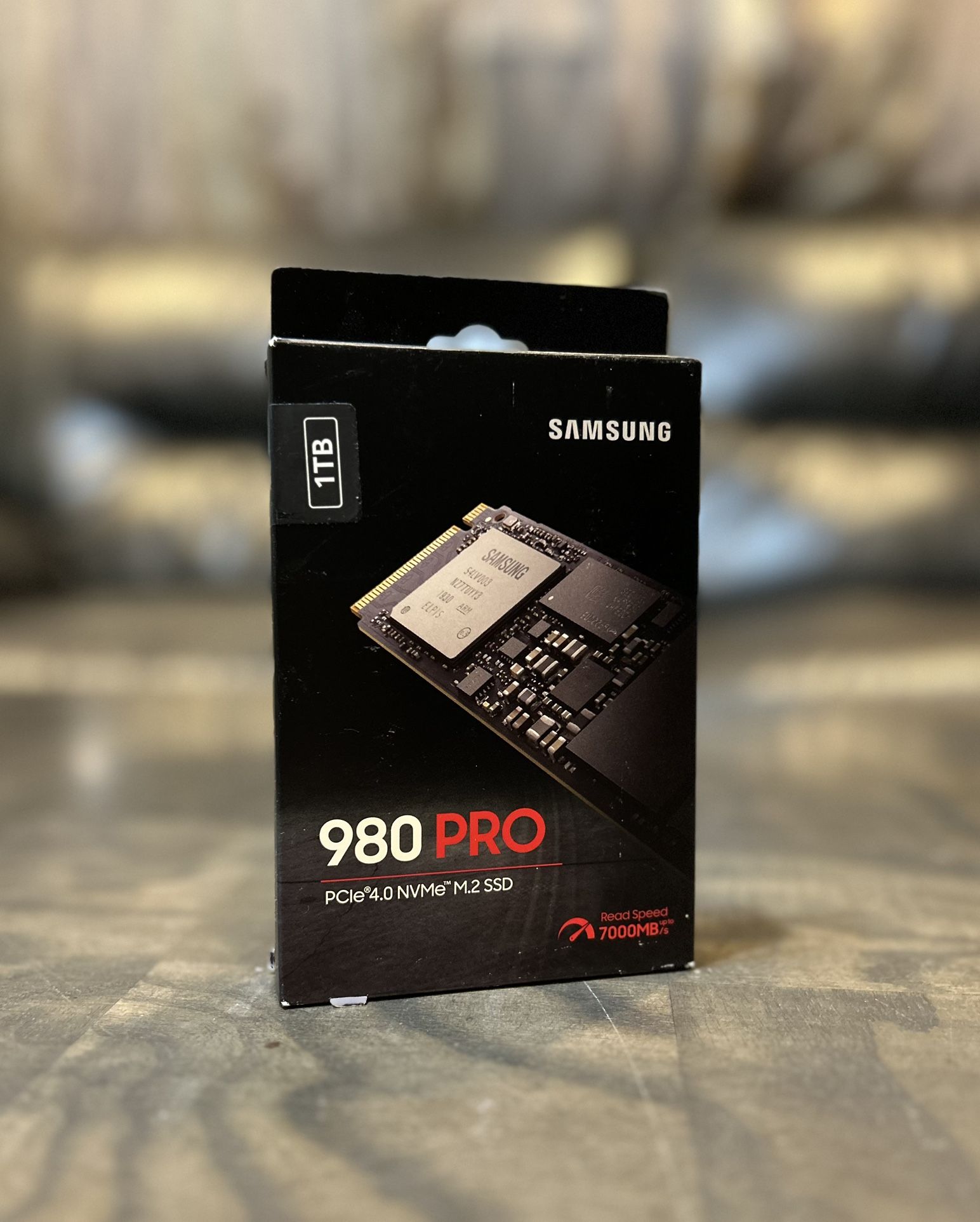 Samsung 980 PRO 1TB Gen 4 m.2 2280 NVMe 7K MB read for laptop desktop or compatible devices 