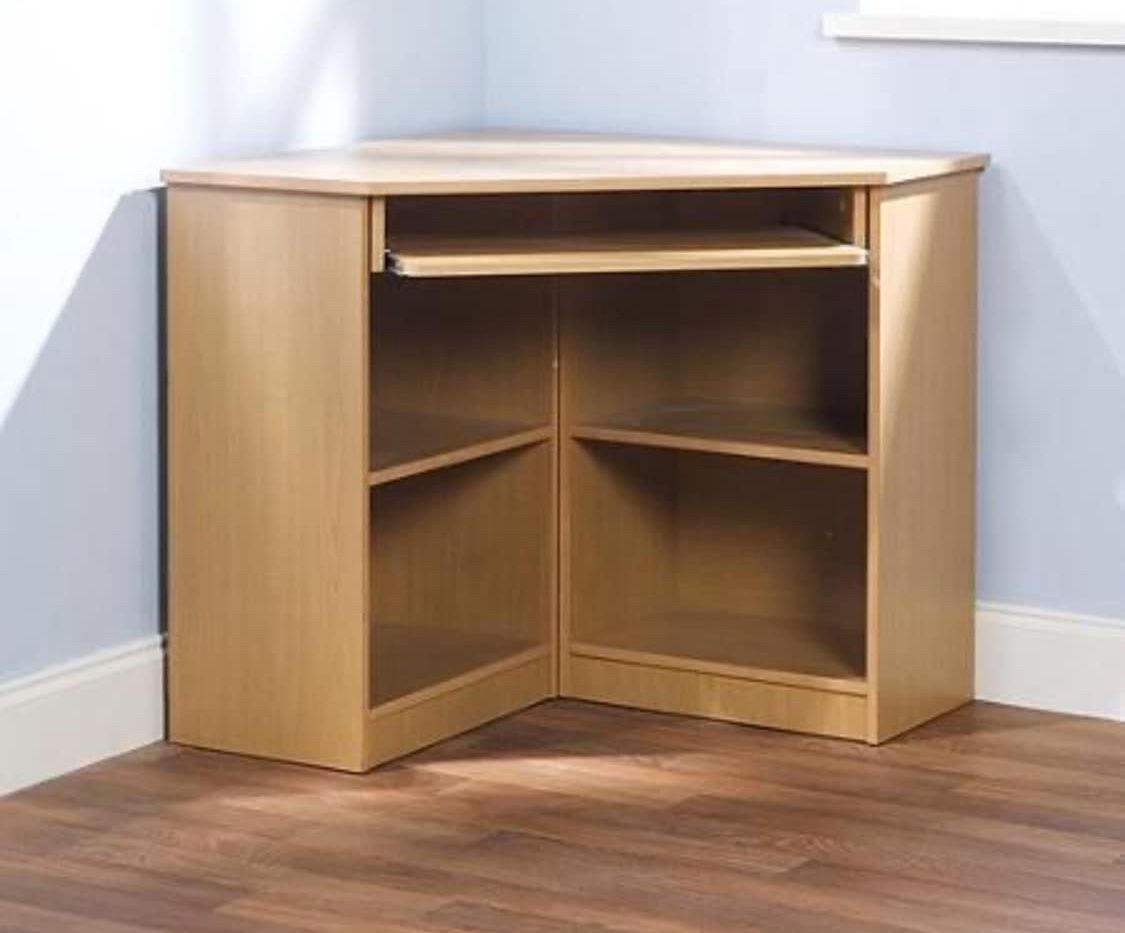 Corner Desk with plenty of Storage with Sliding Keyboard