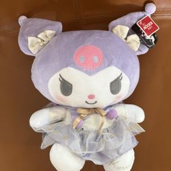 Cute and mischievous, Kuromi plush