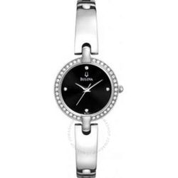 BULOVA
Black Dial Stainless Steel Ladies Watch 96L163
