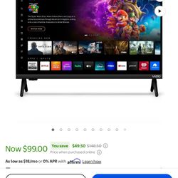 Vizio HD 24 In Smart TV Brand New With Box Make An Offer Pick Up Only 