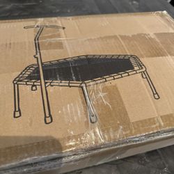 Newan trampoline in box with Handle 48”