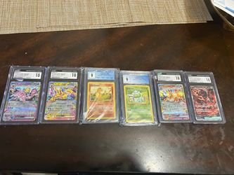 6 CGC  Pokemon Slabs