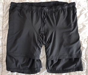 The North Face FlashDry Running Shorts Mens XL Black Athletic Gym Training Lined