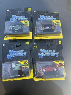 Muscle Machines Hot Rod Cars 4/$20