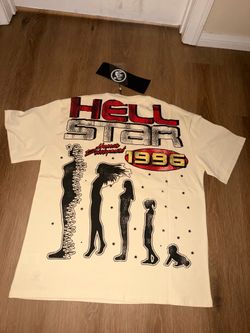 Hellstar Human Development Graphic T-Shirt Cream