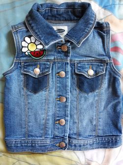 Old navy denim vest
