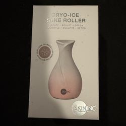 Skin Inc Cryo-Ice Sake Roller - Depuff, Sculpt, Detox Facial Tool New in Box