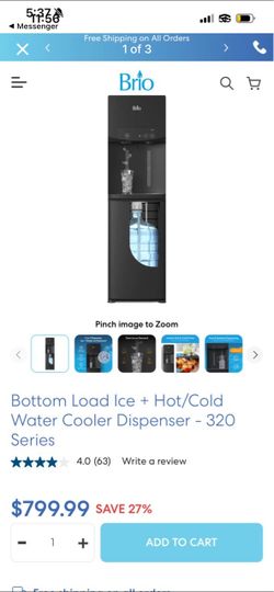 Brio 320 Series Bottom Load Water Cooler Dispenser