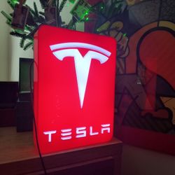 Unique TESLA Plug In LIGHT- 8.5"X 11"  FIRM PRICE!