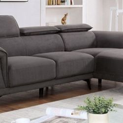 Brand New Grey Modern Style Sectional Sofa 