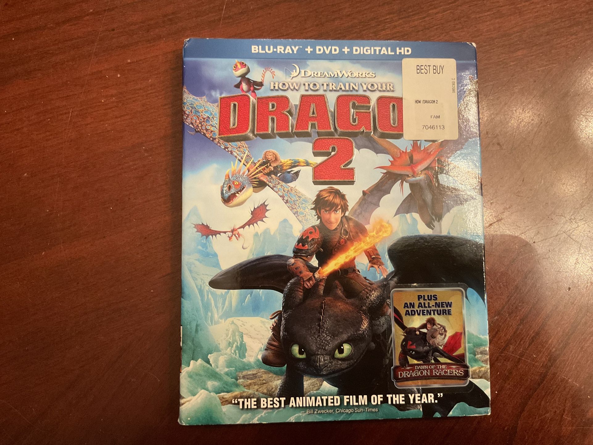 How to Train Your Dragon 2 (DVD, Blu-ray 2014 2-Disc Set) NEW SEALED