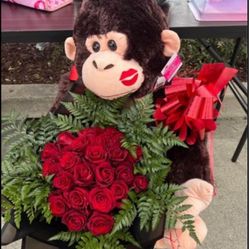 Valentine 💘 Monkey 🐵 Buchón Roos 24 