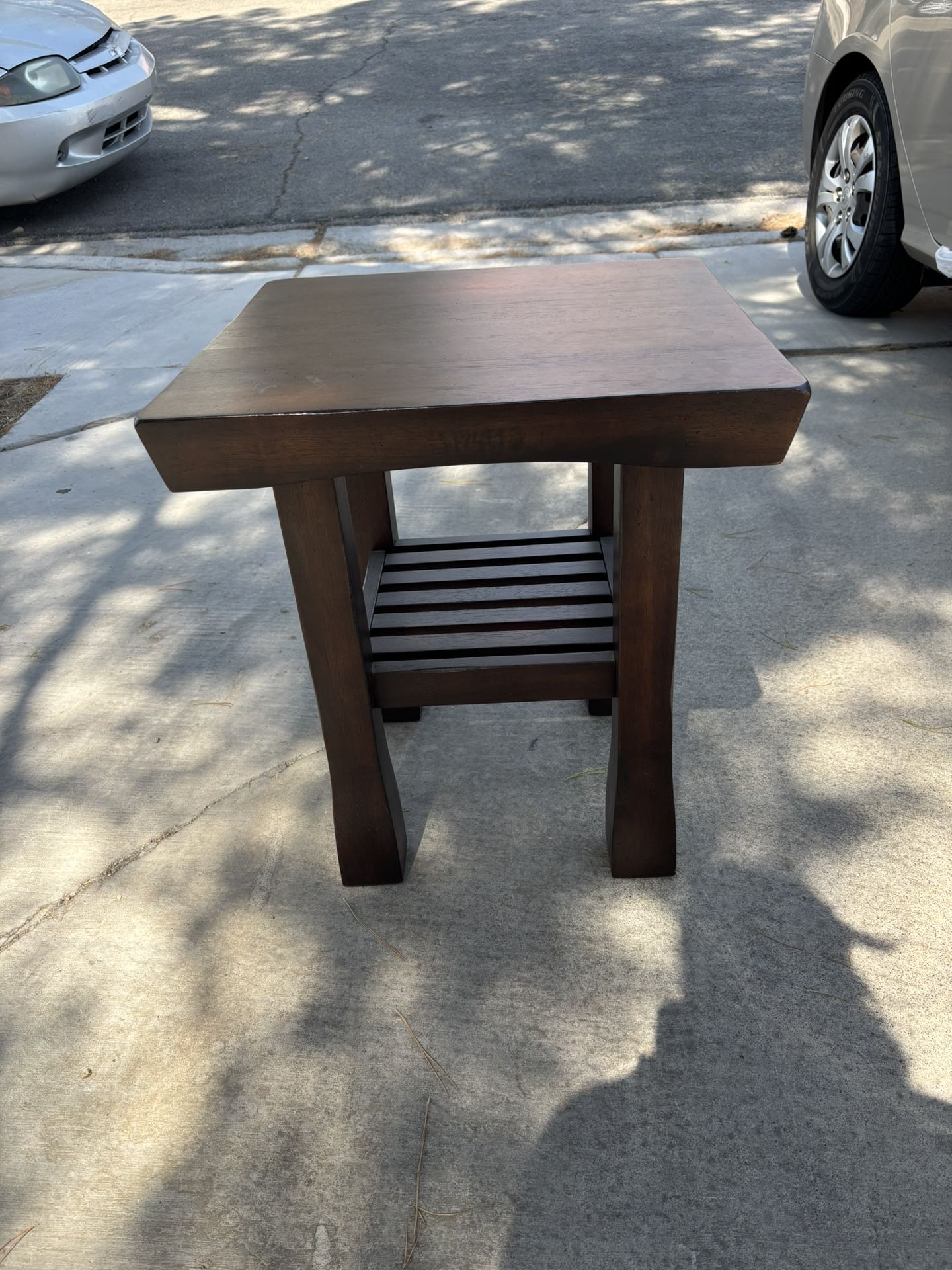 Cherry Wood Side Table End Table
