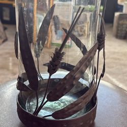 Jumbo Brown Candle Holder