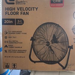 High Velocity Floor Fan