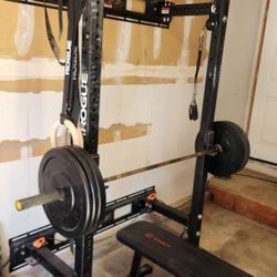 Rogue Combination Bench Press And Squat Rack