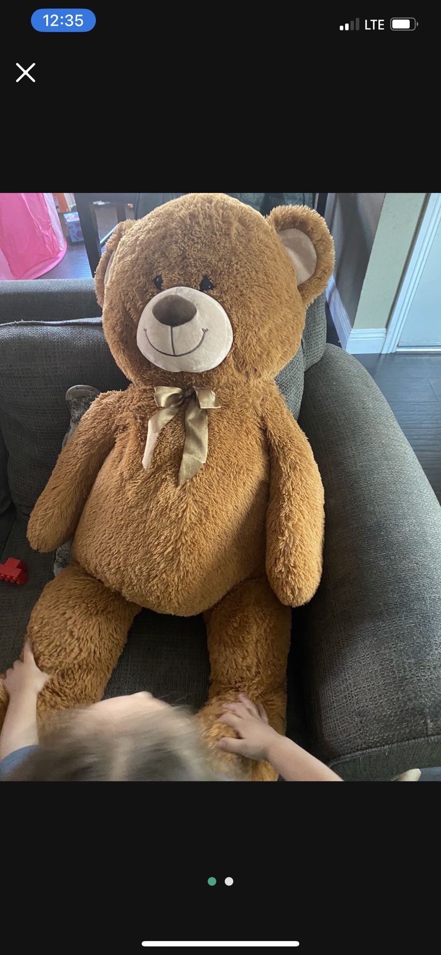 Giant teddy Bear.