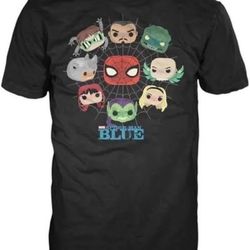 Funko Pop! Tees - Marvel Collector Corps - Spider-Man Blue (XL)