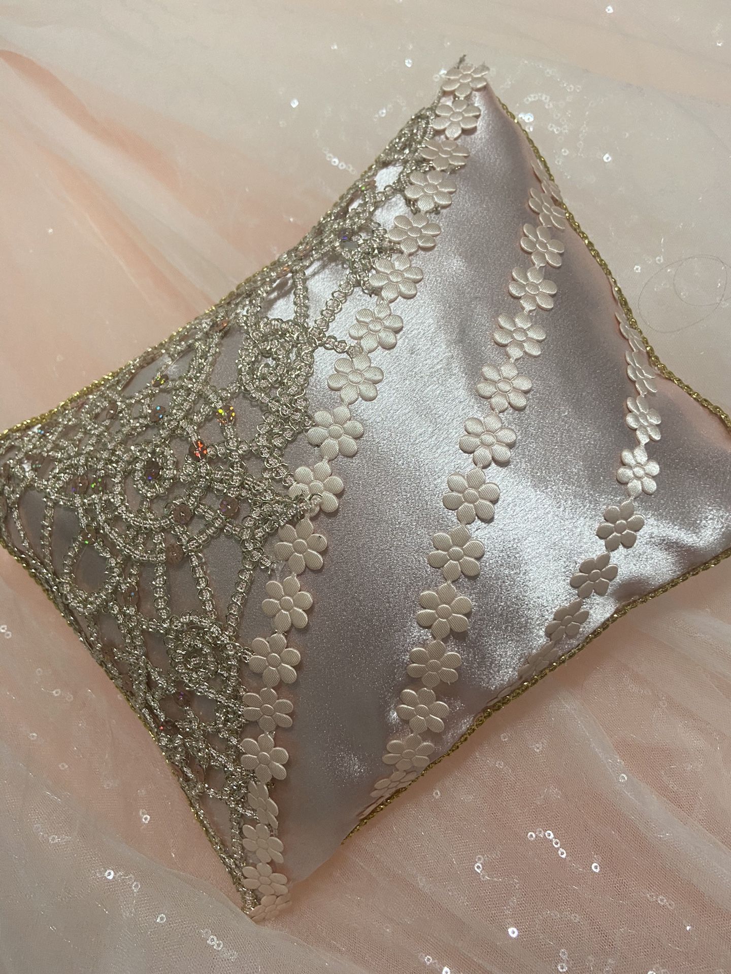 Cojin para Quinceañera color Blush $25