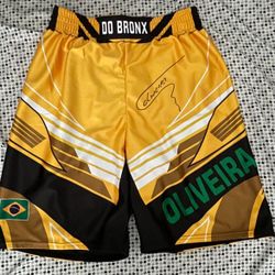Charles Oliveira Signed UFC Shorts