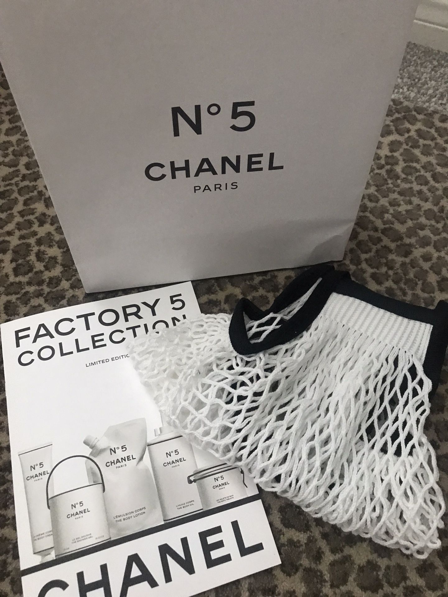 Chanel Factory Mesh Beach Bag