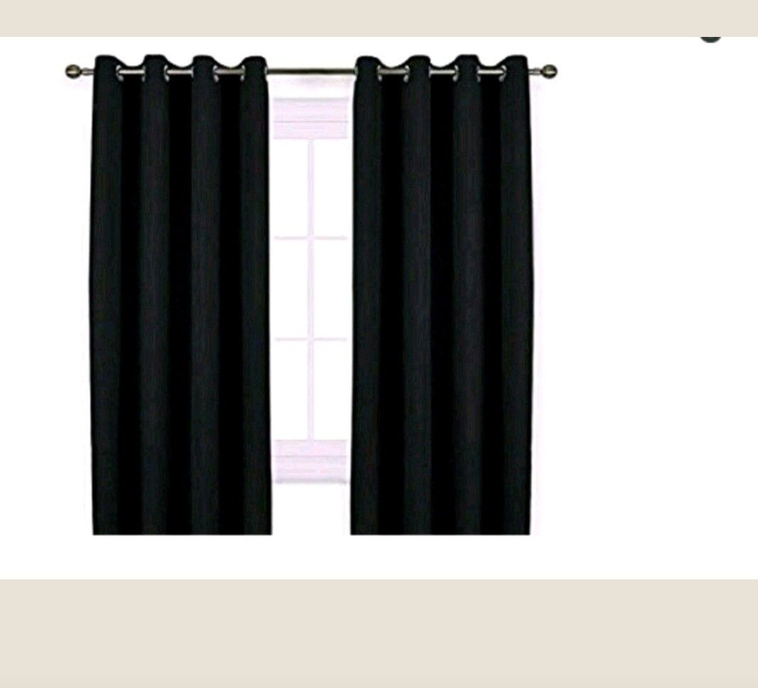 Cosyjoy Blackout Curtain Panels 52inW x63 in