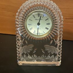 Princess house crystal clock Princess house crystal clock