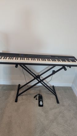 RockJam 88-Key Digital Piano w/ Sustain Pedal & Stand (As-Is)