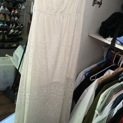 White Boho Summer Dress