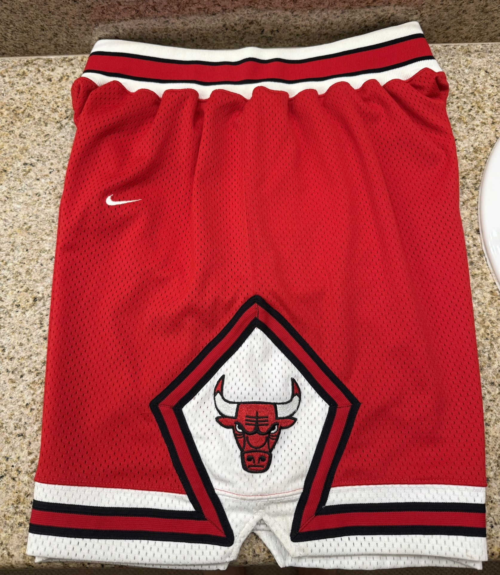 1998 Nike Chicago Bulls Authentic Michael Jordan Era Vintage NBA Game Shorts 38
