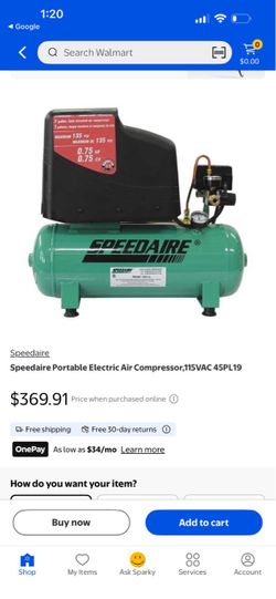 Brand New Speedaire Electric Portable Air Compressor