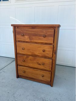 Solid wood dresser