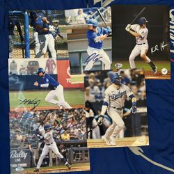 Dodgers Autographed 8x10