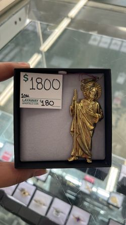 Saint Jude Gold Pendant