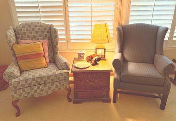 Set of 2 Wingback Chairs by Lane