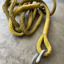 Heavy Duty Tow Strap w/ Hooks – ~15 Ft – Recovery Strap