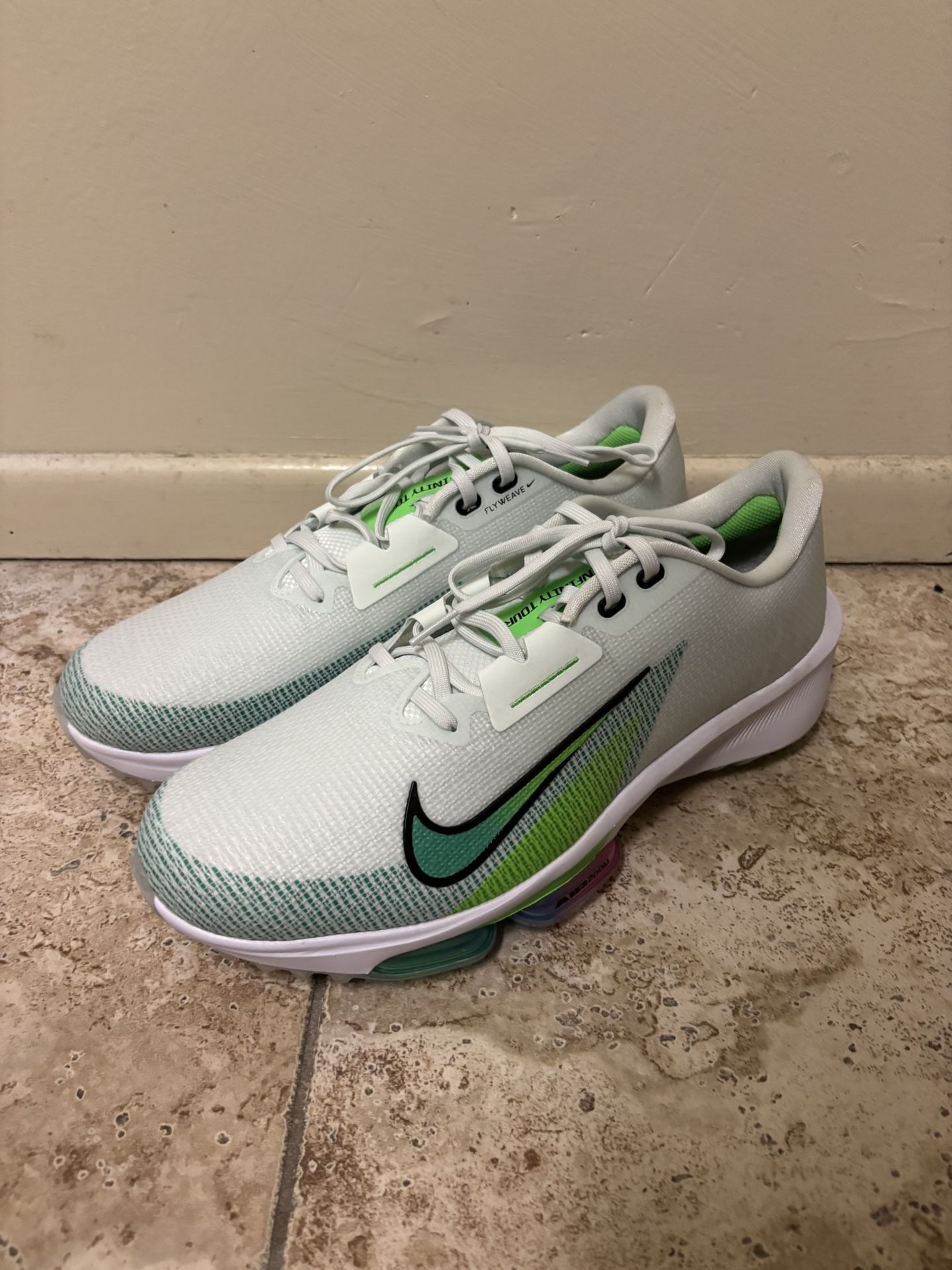 Nike Air Zoom Infinity Tour Next Golf Shoes FD0217-300 Barely Green Men’s 12