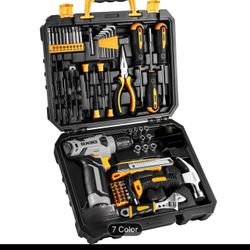119PCS Power Tool Box Set With 8V Cordless Drill / Driver |