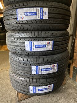 235/75/15 Lionsport | $360 all 4 - New tire set